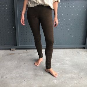 Vince suede leather leggings sz XS
